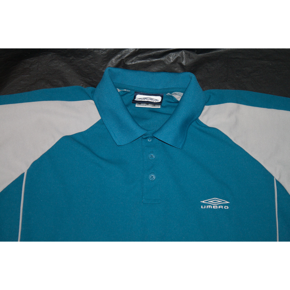 Umbro Short Sleeve Athletic Polo Shirt Size Large - Picture 2 of 5